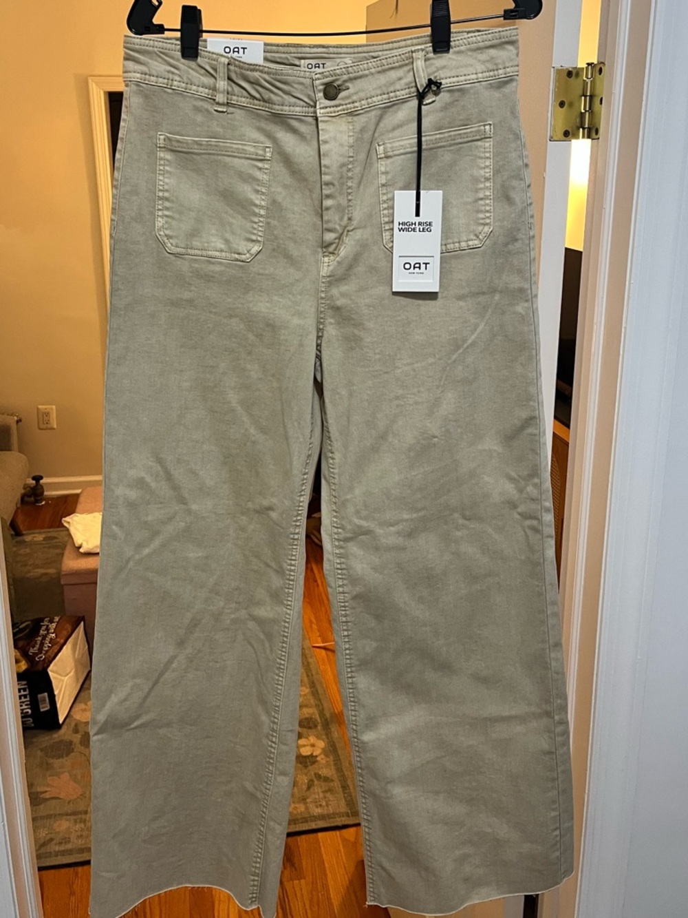 Oat Wide Leg Corduroy Pants